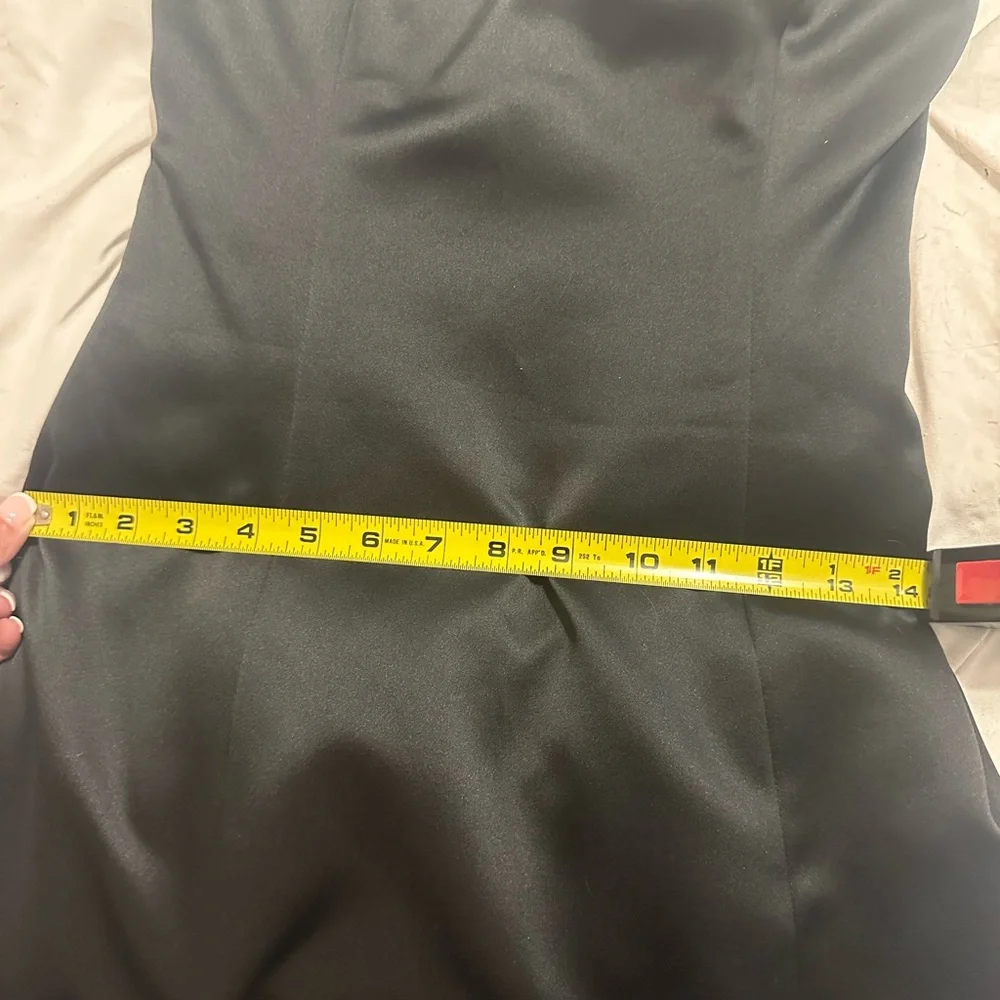 Nicole Miller Black Strapless Evening Gown - Picture 9 of 9